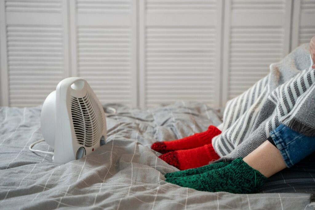 Tips for sikker bruk av en bærbar romvarmer om vinteren
